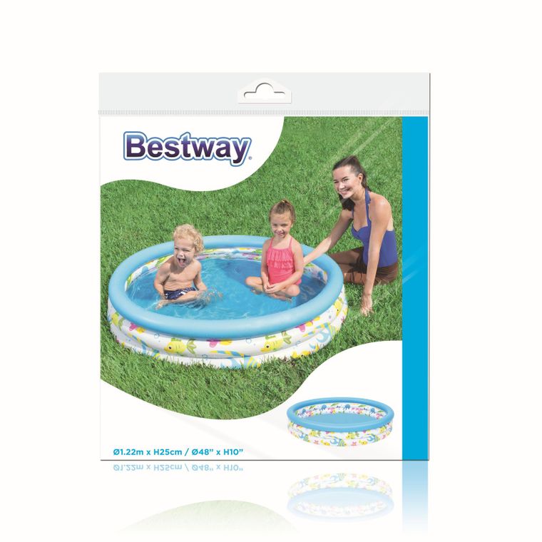 Bestway, basen dmuchany, rybki, 25-122 cm
