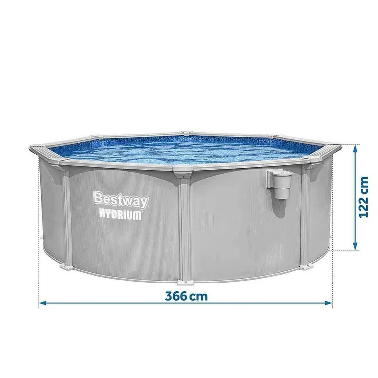 Bestway, basen ogrodowy, panelowy, całoroczny, 13w1, 366-122 cm