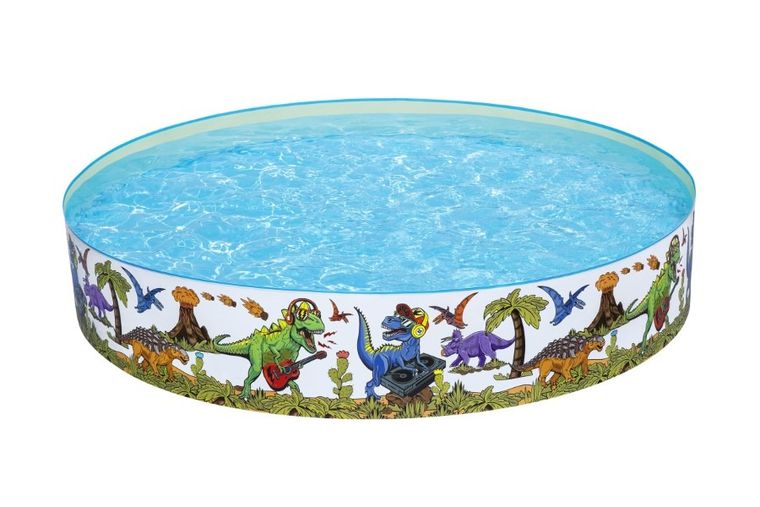 Bestway, basen ogrodowy, rozporowy, dinozaury, 244-46 cm