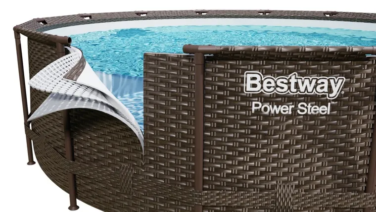Bestway, basen ogrodowy stelażowy, 366-100 cm, zestaw, 18w1