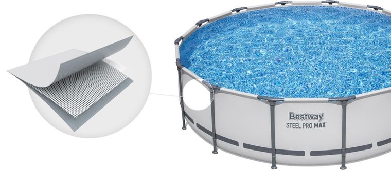 Bestway, basen ogrodowy, stelażowy, 427-107 cm, zestaw 19w1