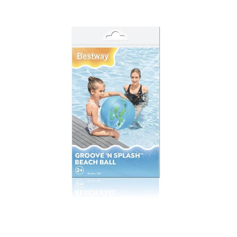 Bestway, dmuchana piłka, niebieska, 51 cm