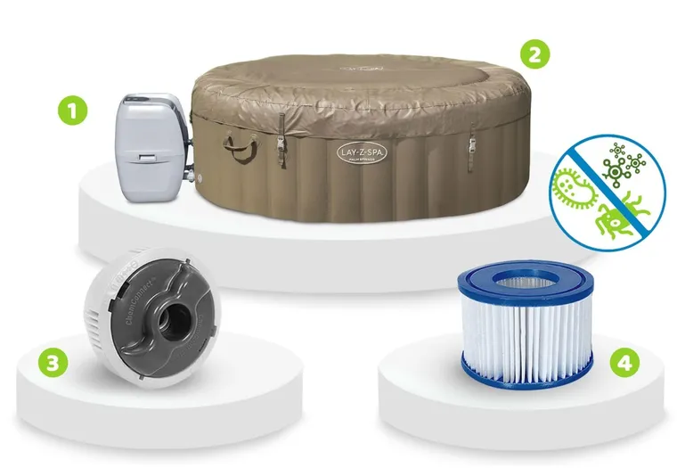 Bestway, dmuchane SPA, Lay-Z Palm Springs, 6 osobowe