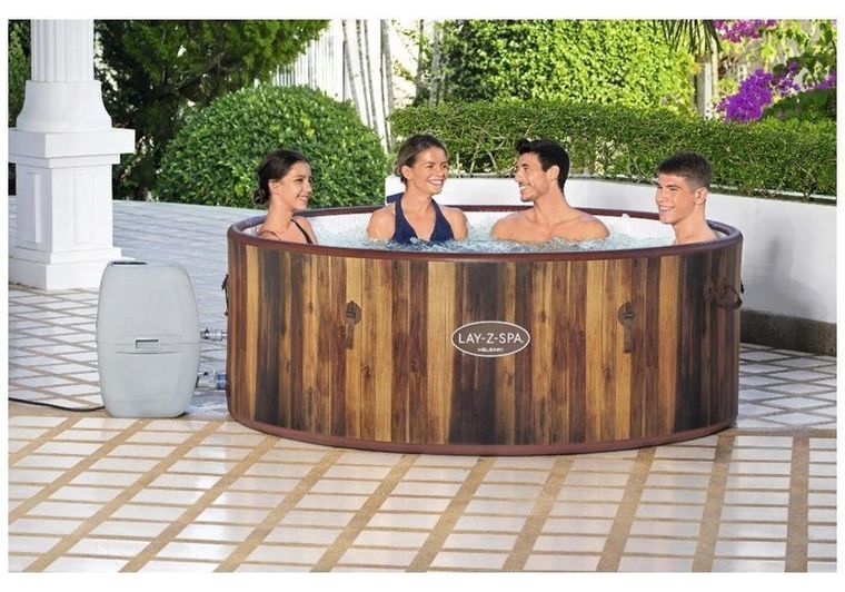 Bestway, dmuchane spa z masażem i podgrzewaczem, 7 osobowe, 180-66 cm