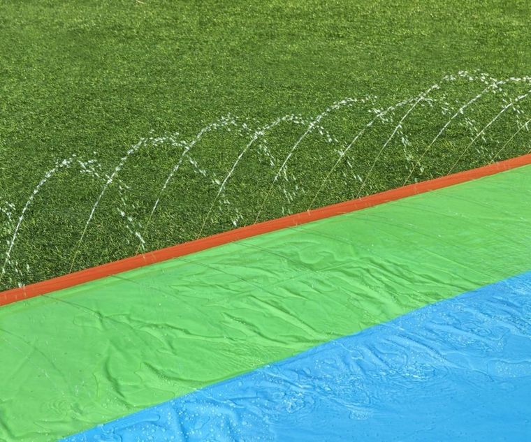 Bestway, H2ogo! Super Splash, ślizgawka podwójna z basenikiem, 5,31m