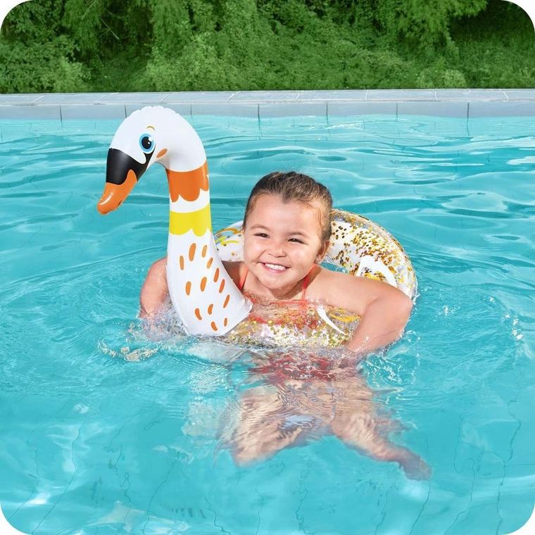 Bestway, kółko do pływania zwierzaki, łabędź