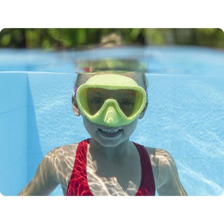 Bestway, maska do pływania, żółta