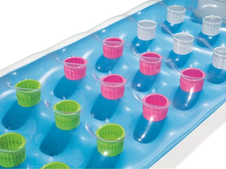 Bestway, materac plażowy z okienkiem, różowy, 188-71 cm