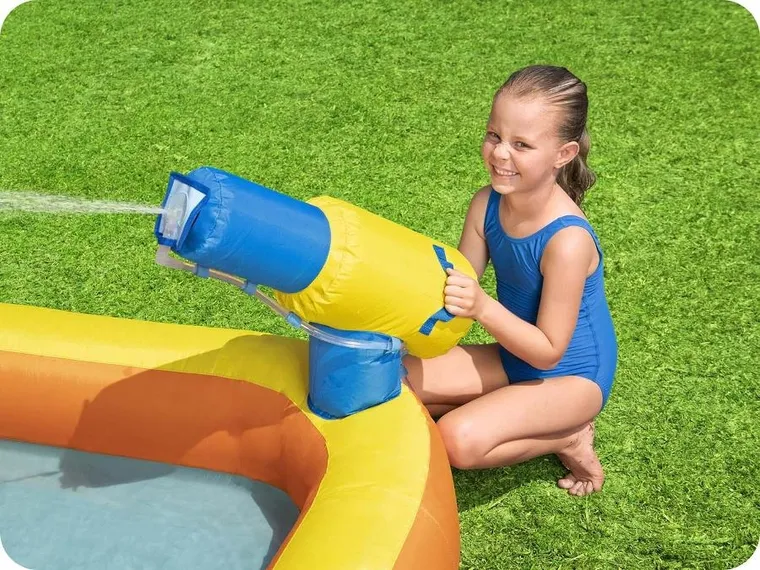 Bestway, Mega Park, plac zabaw dmuchany, 551-502-265 cm