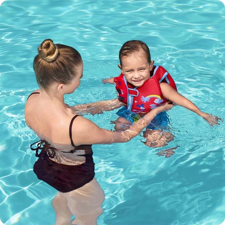 Bestway, Myszka Miki, kamizelka do nauki pływania, rozmiar S/M, 11-19 kg