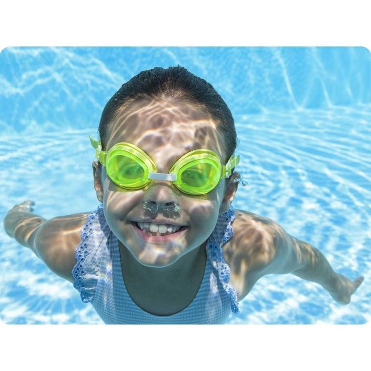 Bestway, okularki do pływania dla dzieci, zielone