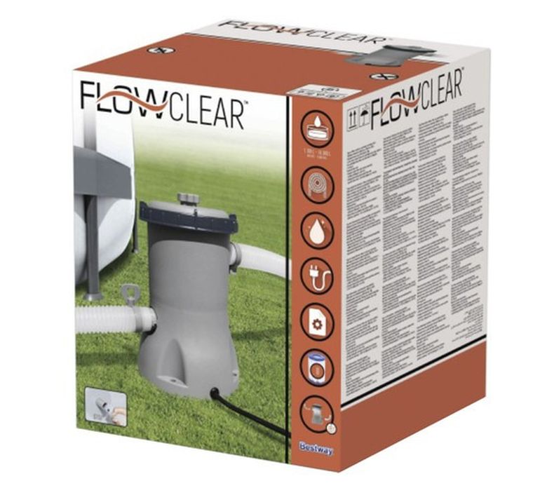 Bestway, pompa z filtrem, 2006l/h