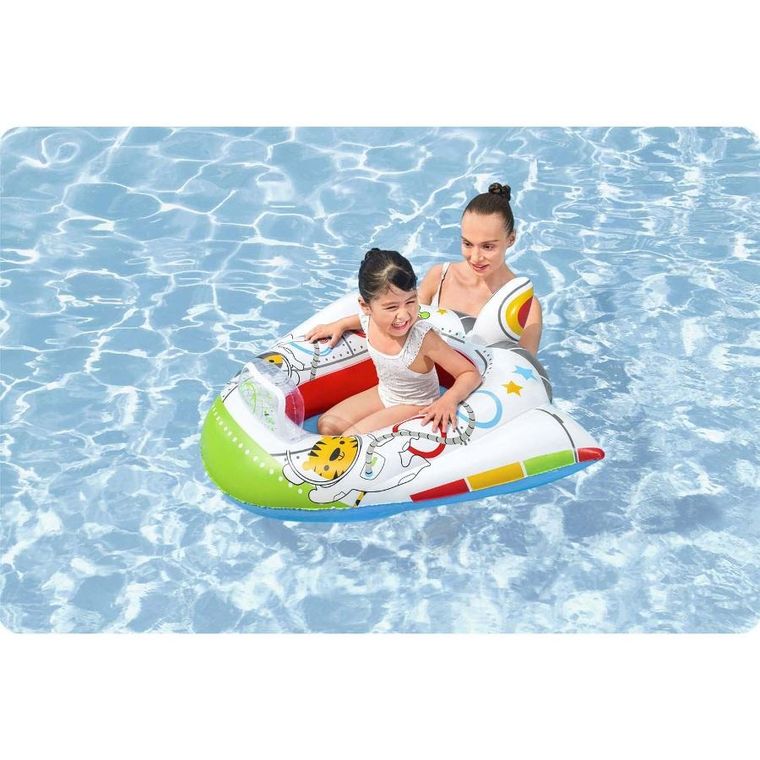 Bestway, pontonik plażowy, statek kosmiczny, 104-99 cm