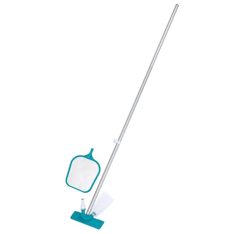 Bestway, Zestaw do czyszczenia basenu kij 167cm + odkurzacz + siatka, 58013