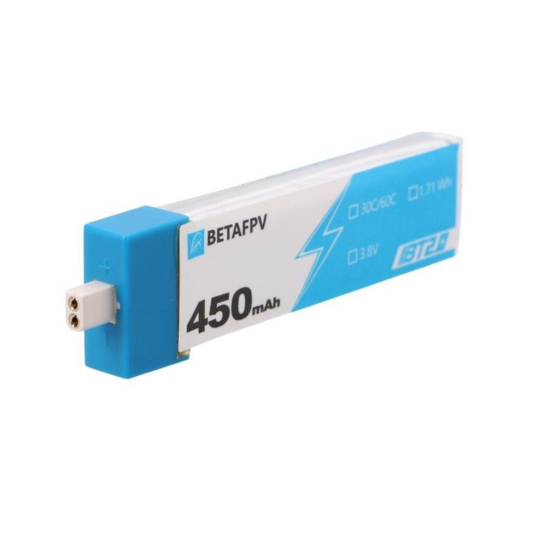 BetaFPV, BT2.0, zestaw baterii do dronów 1S, 450mAh, 3.8V, 4 szt.