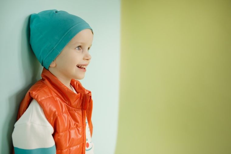 Bezrękawnik chłopięcy, pomarańczowy, Orange Flip, Pinokio