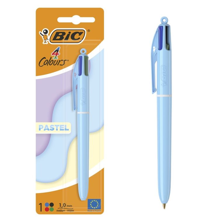 Bic, 4 Colours, Pastel, długopis, 1 szt.