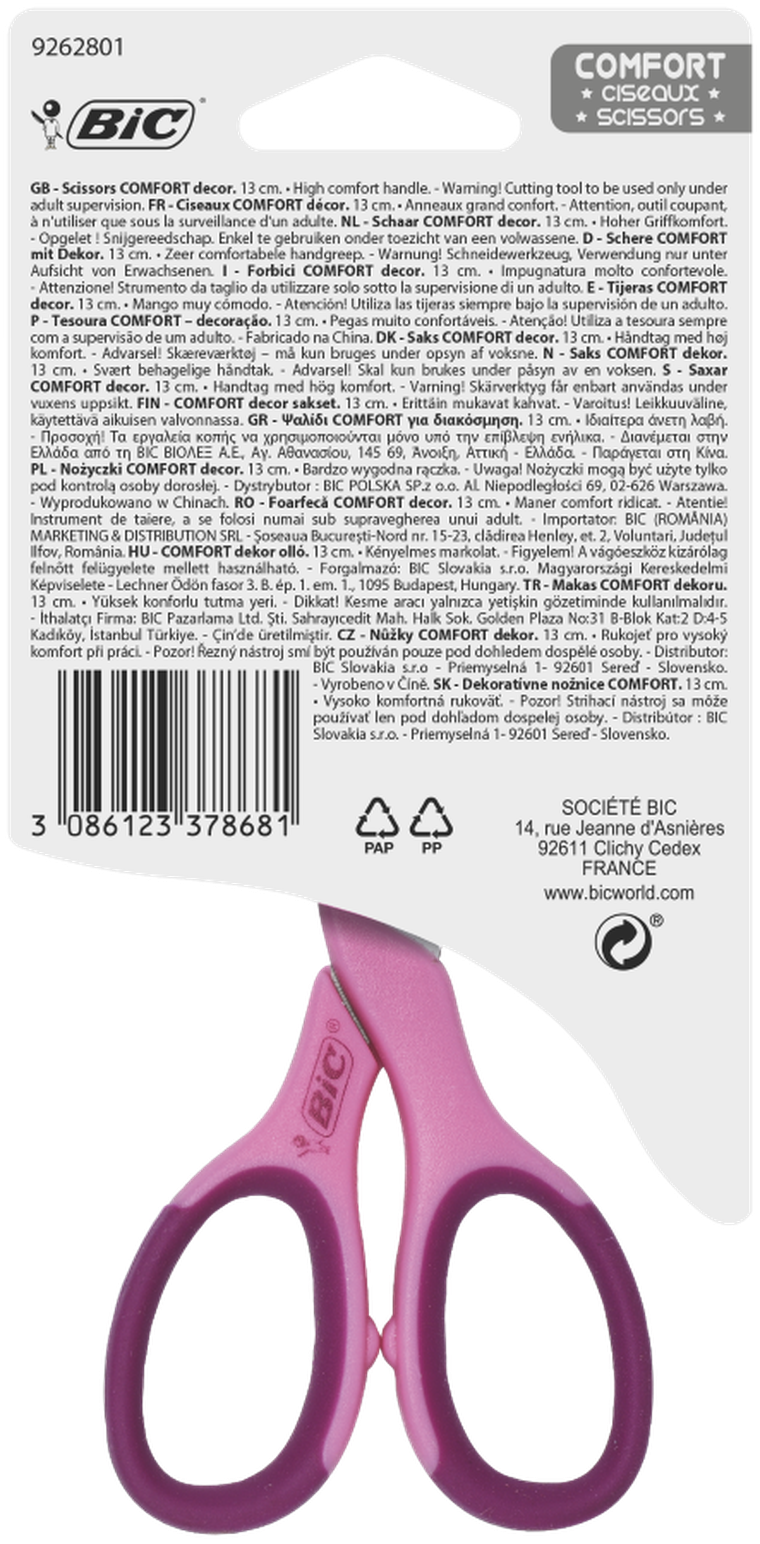 Bic, Comfort, nożyczki, 1 szt.