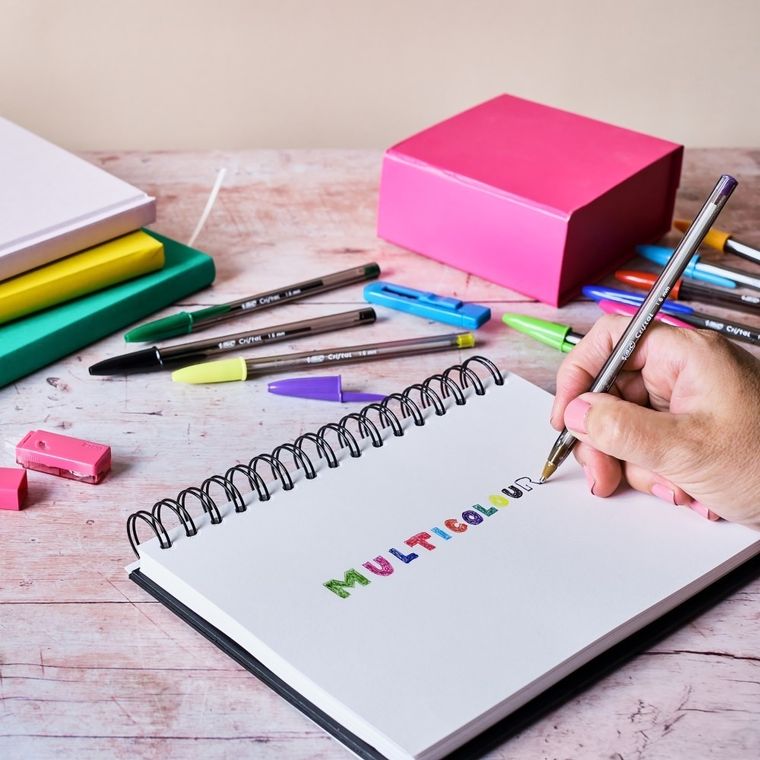 Bic, Cristal, Multi Colour, długopis, 15 szt.