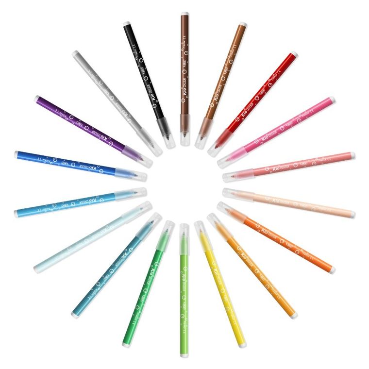 Bic, flamastry zmywalne, 12 kolorów