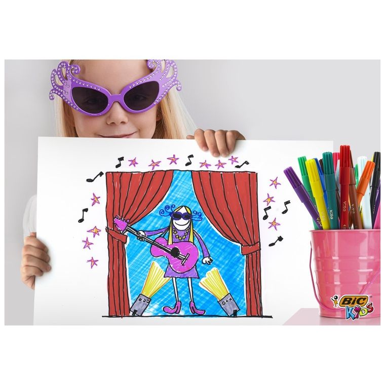 Bic, Intensity Up, flamastry, 24 kolory