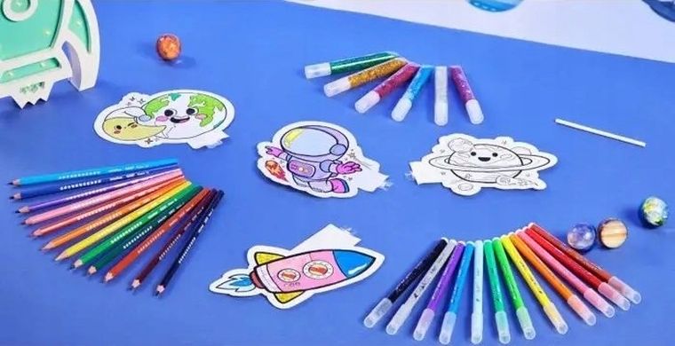 Bic, Kids, Airtoys Space, zestaw kreatywny