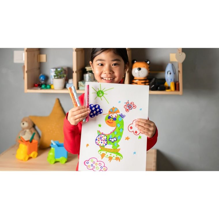 Bic, Kids, Visacolor XL, flamastry, 12 kolorów