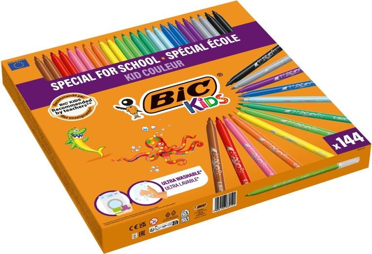 Bic Kids, zestaw piśmienniczy, 144 szt.