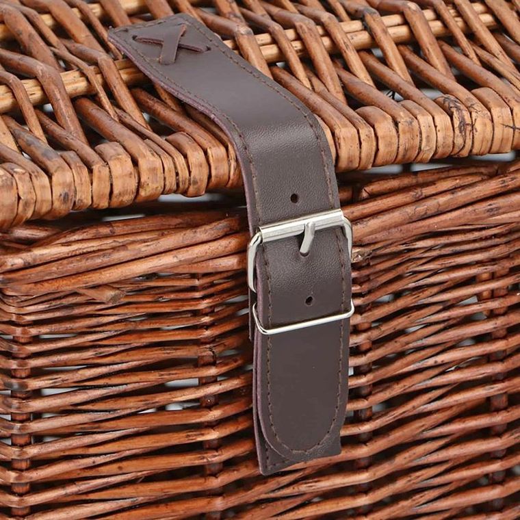 Bicycle Gear, wiklinowy koszyk rowerowy, na przód, 45-30-25 cm