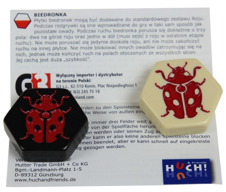 Biedronka: dodatek Rój, gra logiczna