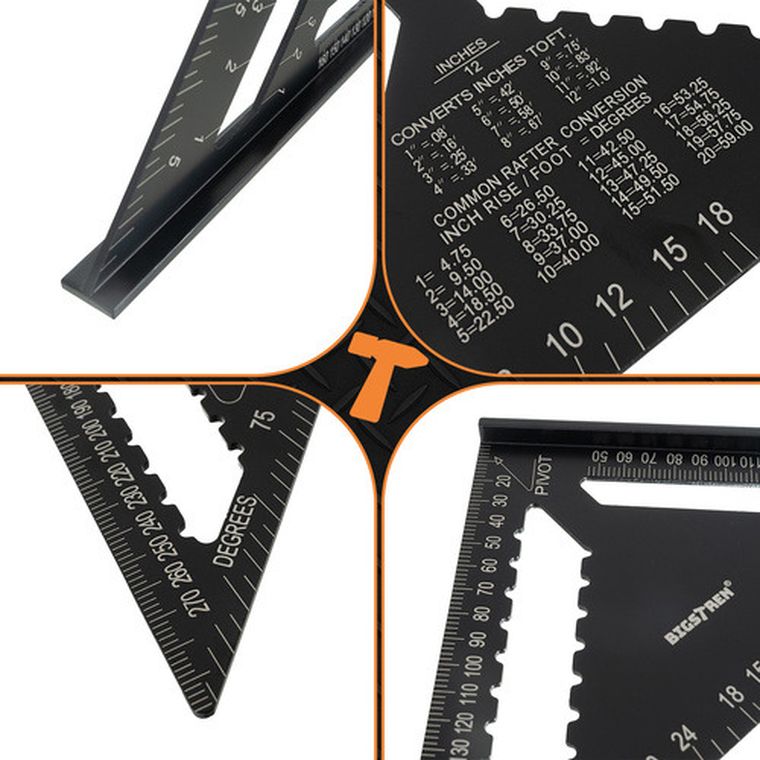 Bigstren, kątownik stolarski, 30-30 cm