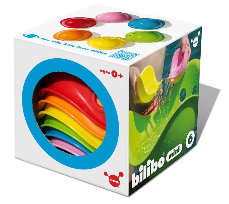 Bilibo Mini, 6 małych muszelek do zabawy