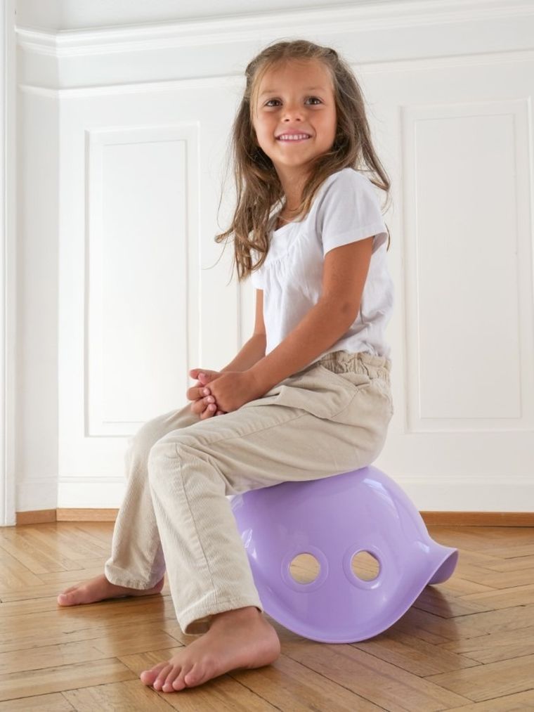 Bilibo, muszelka do zabawy, liliowa