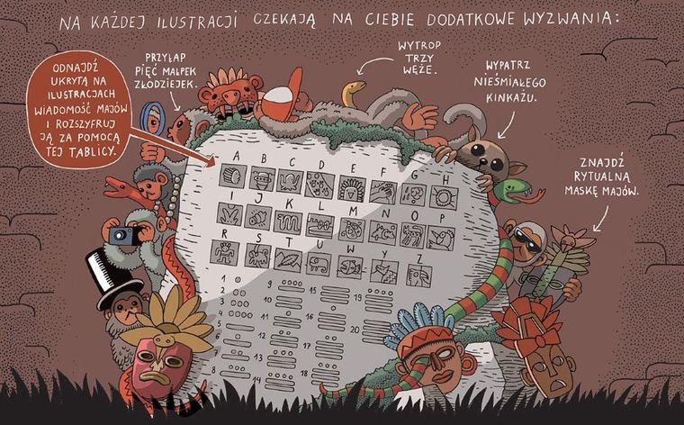 Binek i Pulpet w świątyni Majów