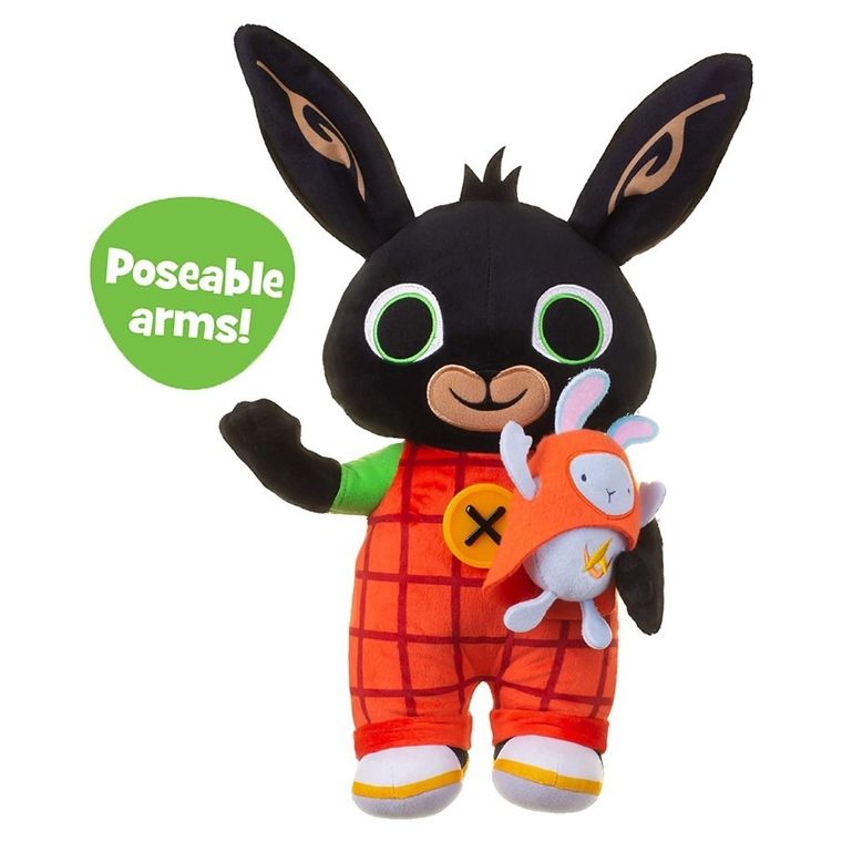 Bing, Królik Bing z przytulanką, maskotka interaktywna, 36 cm
