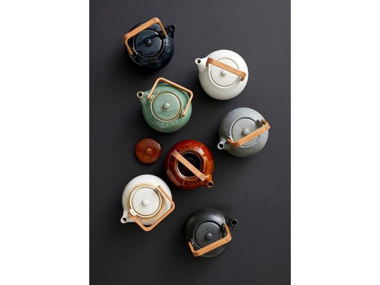 Bitz, dzbanek kamionkowy z sitkiem, szary, 1,2l