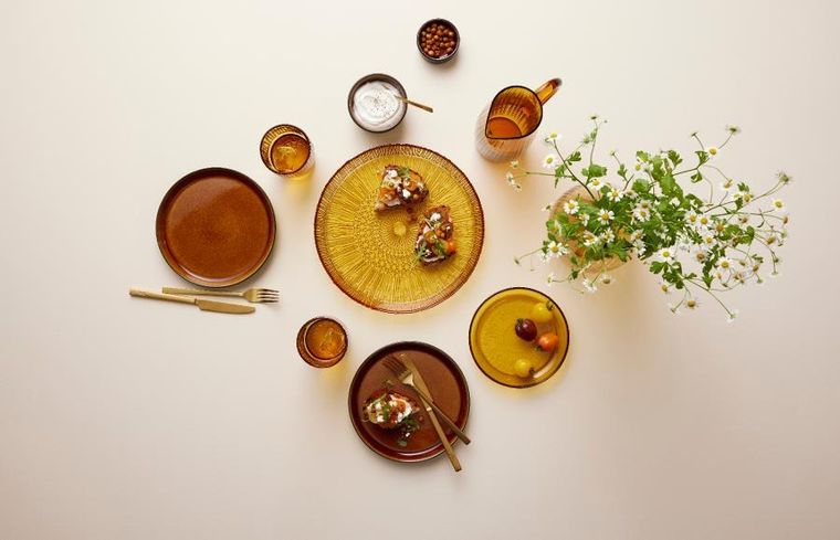 Bitz, Kusintha, naczynie do serwowania, Amber, 30 cm