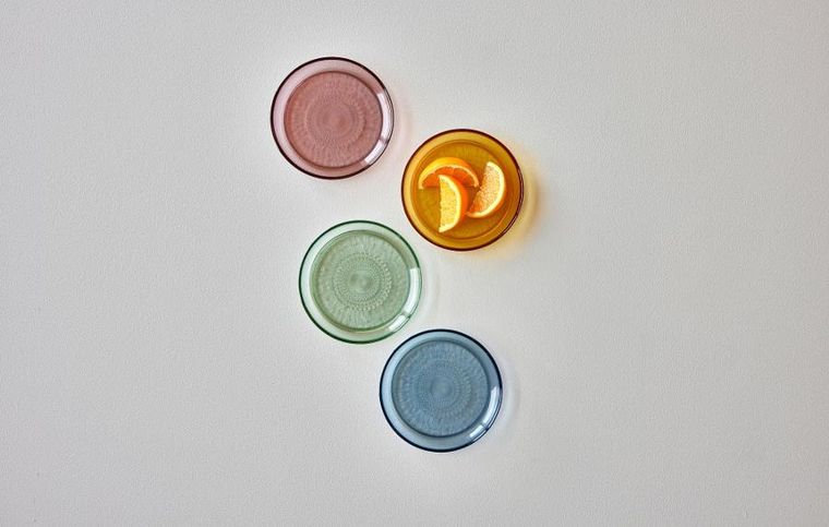 Bitz, Kusintha, talerz, amber, 18 cm