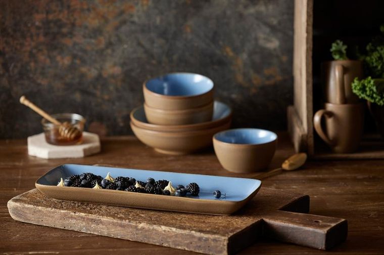 Bitz, miska, wood/ocean, 14 cm