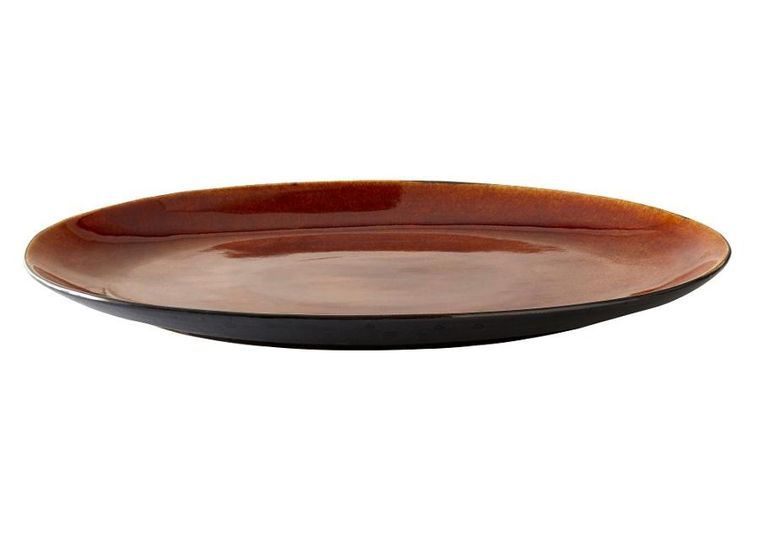 Bitz, półmisek owalny, black/amber, 45-34 cm
