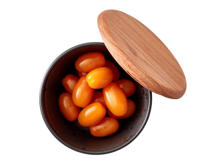 Bitz, zestaw misek kaMionkowych z pokrywką, czarny, 3 szt.