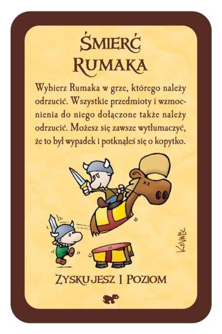 Black Monk, Munchkin 4: Rumaki do paki, dodatek, gra karciana