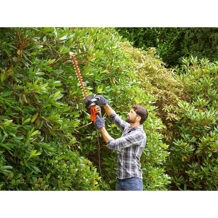 Black&Decker, elektryczne nożyce do żywopłotu, 550W, 60 cm