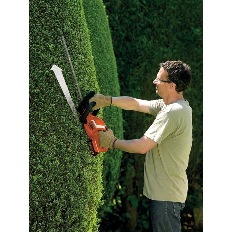 Black&Decker, nożyce do żywopłotu, akumulatorowe, 18V, 45 cm