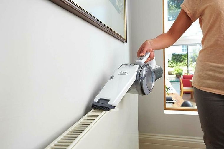 Black&Decker, odkurzacz bezworkowy, ręczny, Pivot PV1820L-QW 35W, biały