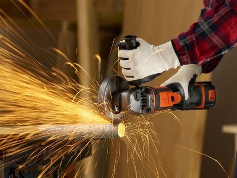 Black&Decker, szlifierka kątowa, bez akumulatora, 18V