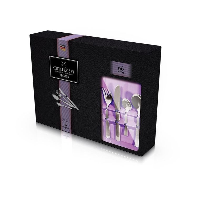 Blaumann, sztućce, połysk, 66 elementów, BL-3203
