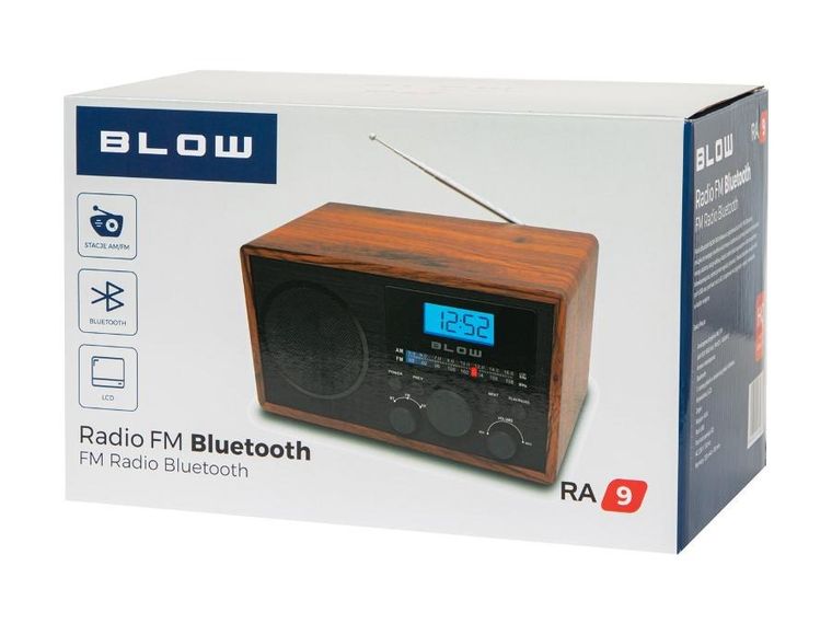 Blow, przenośne radio analogowe, AM/FM RA9 V.2"