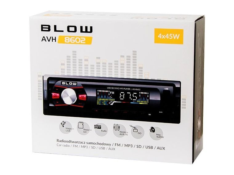 Blow, radio, AVH-8602 MP3/USB/SD/MMC