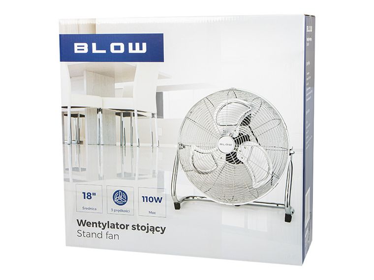 Blow, wentylator podłogowy, 1,8 m, 110w